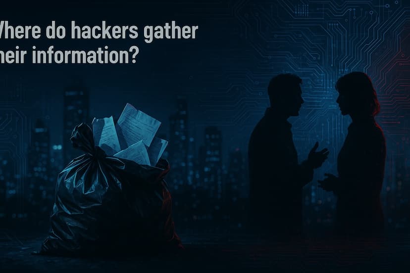 ハッカーはどこから情報を集めるのか？